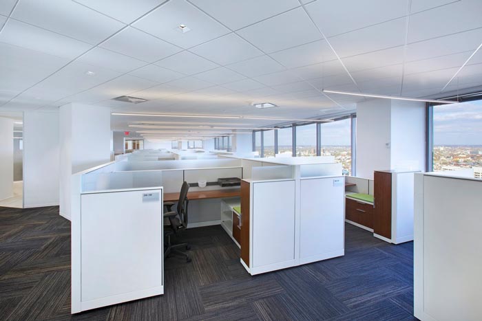 會計師事務所辦公室辦公區域裝修設計實景圖