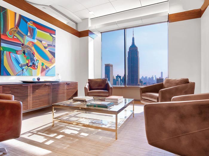 高端老總辦公室裝修設計效果圖