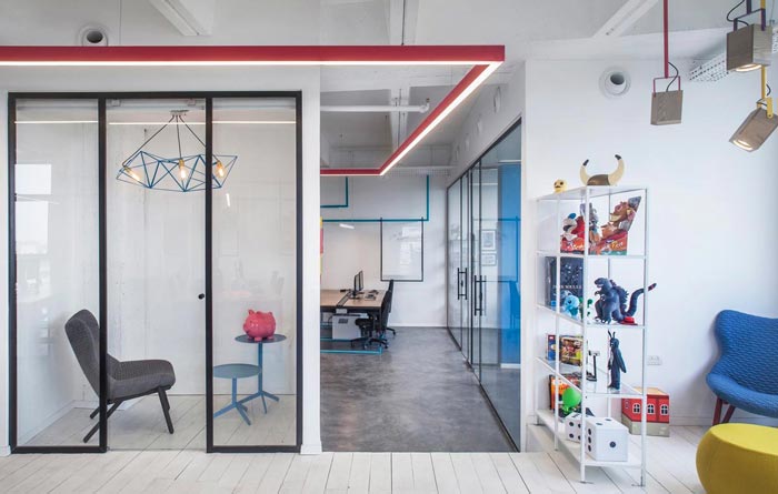 260平方游戲辦公室裝修設計實景圖