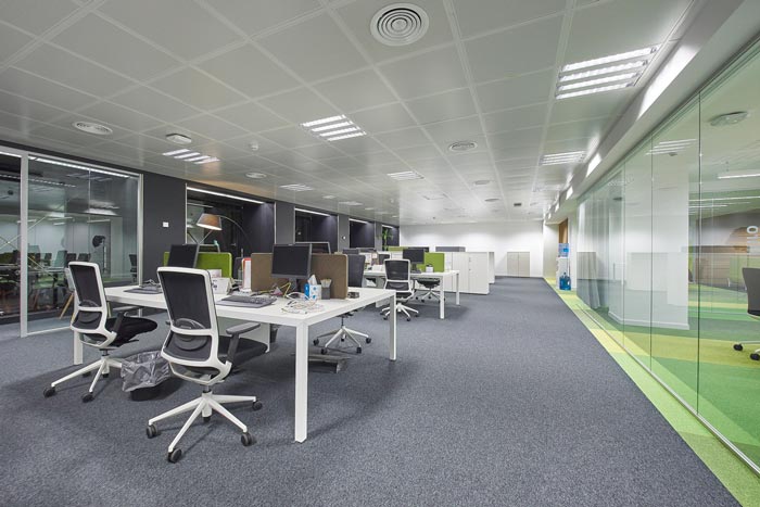 全球制藥公司辦公室辦公區域裝修設計案例效果圖
