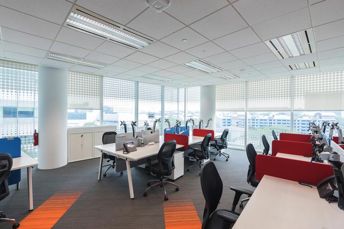 醫療保健機構辦公室辦公區域裝修設計案例效果圖