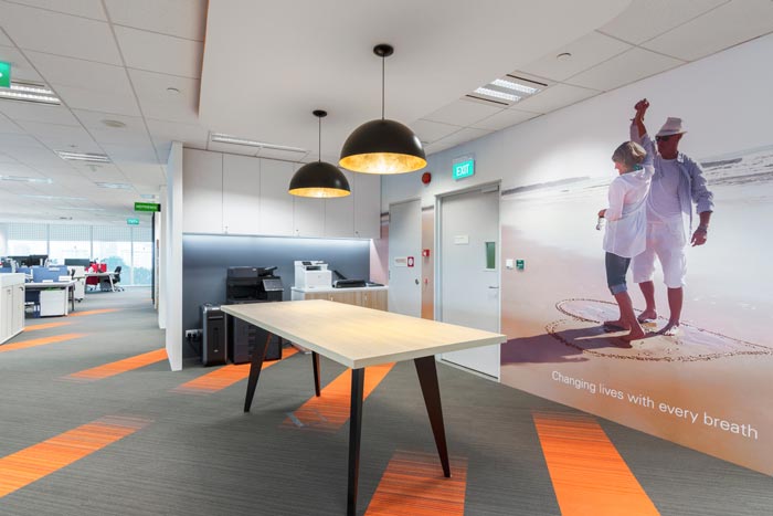 醫療保健機構辦公室茶水間裝修設計案例效果圖