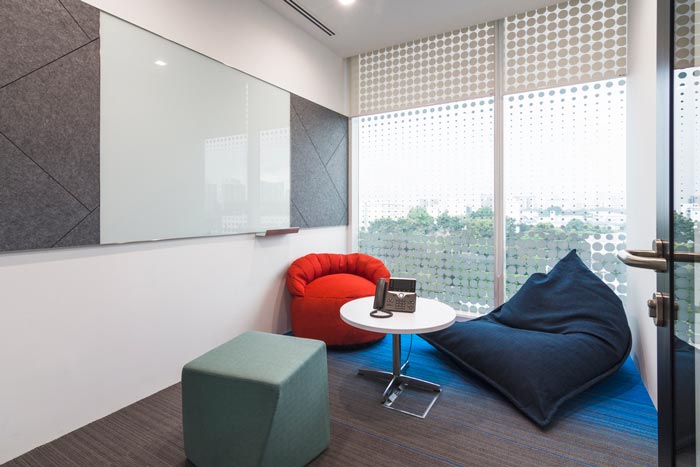 醫療保健機構辦公室交流區域裝修設計案例效果圖