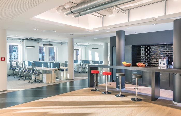 軟件開發(fā)公司辦公室茶水間裝修設(shè)計案例效果圖