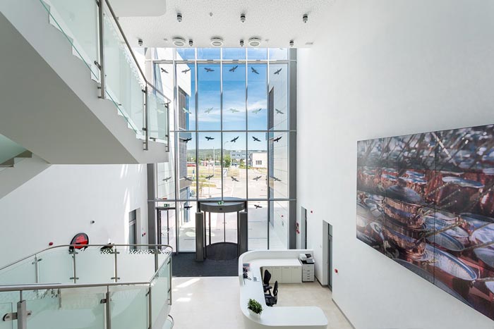 軟件技術公司辦公室大廳裝修設計案例效果圖