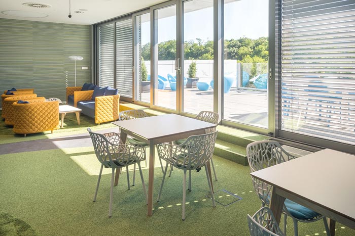 軟件技術公司辦公室休息區域裝修設計案例效果圖