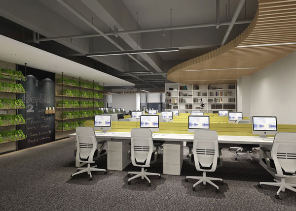 辦公室設計效果圖