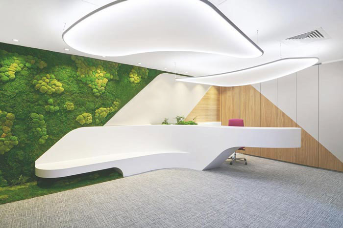 精密儀器公司辦公室裝修設(shè)計效果圖