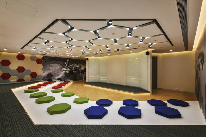 廠房辦公室瑜伽區(qū)域裝修設(shè)計(jì)案例效果圖