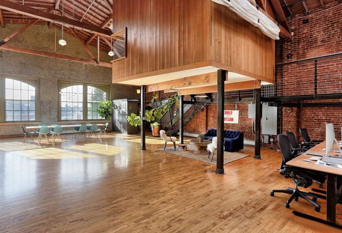 loft風格辦公室交流區設計效果圖