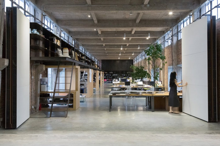 廠房LOFT風(fēng)格辦公室隔斷門(mén)裝修設(shè)計(jì)案例效果圖