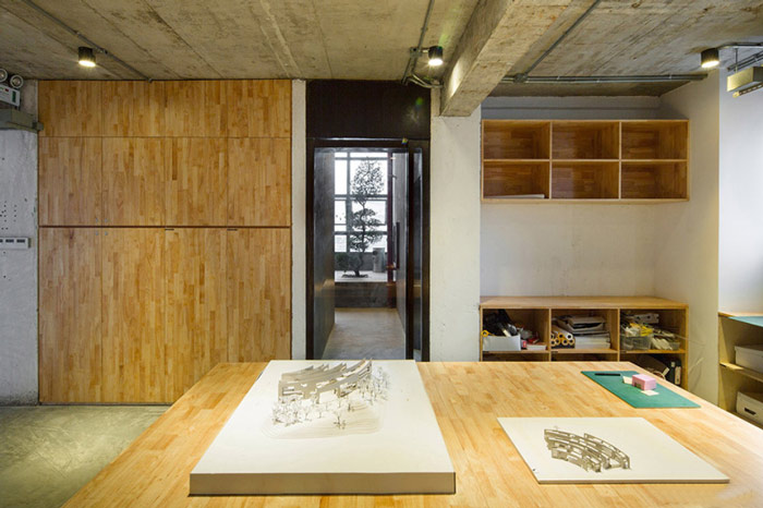 loft風格辦公室手工區裝修設計案例效果圖