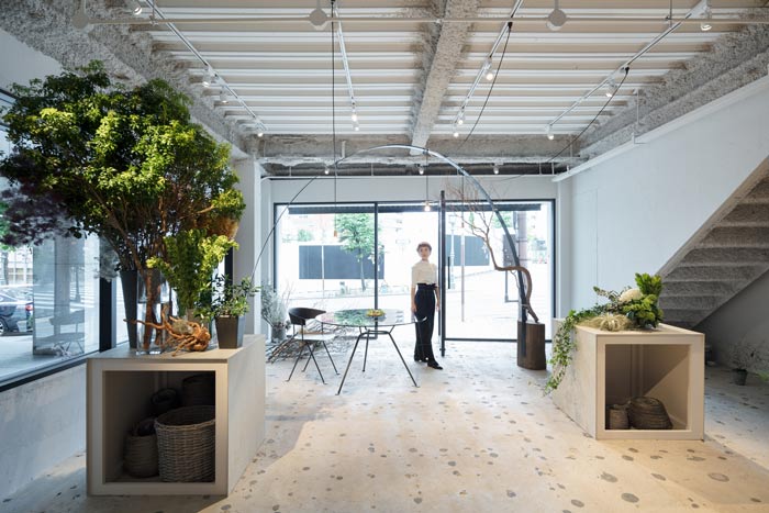 花藝定制工作室擺放區(qū)裝修設(shè)計(jì)案例效果圖