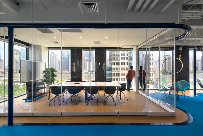 旅游服務公司辦公室會議室裝修設計案例效果圖