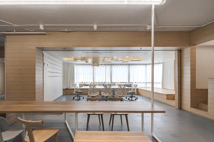 IT創業公司辦公室會議室裝修設計案例效果圖