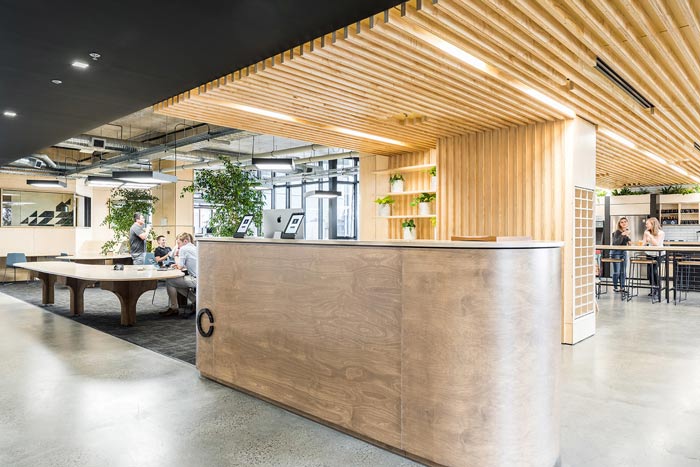 節(jié)能公司辦公室前臺裝修設(shè)計(jì)案例效果圖