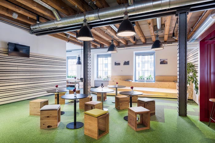 節(jié)能技術公司辦公室洽談區(qū)域裝修設計案例效果圖