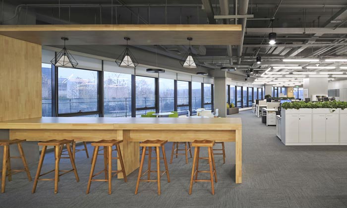 科技公司辦公室辦公區裝修設計效果圖