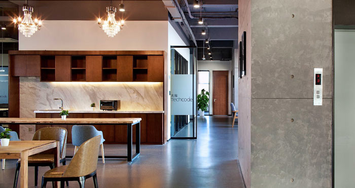 創客孵化中心辦公樓茶水間裝修設計效果圖