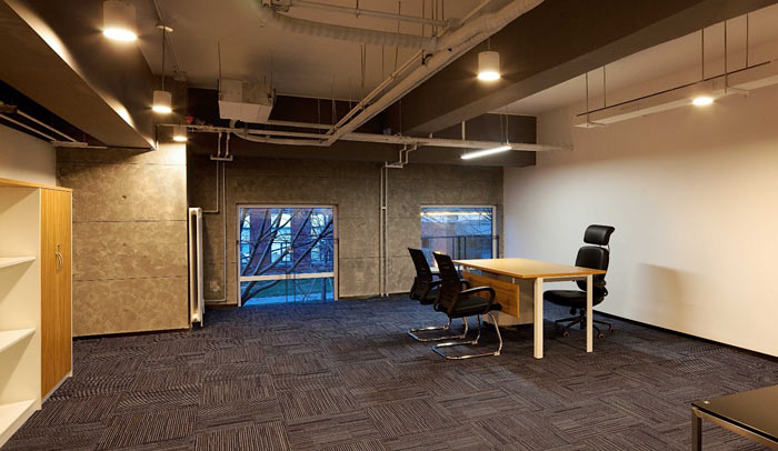 創客孵化中心辦公樓經理辦公室裝修設計效果圖