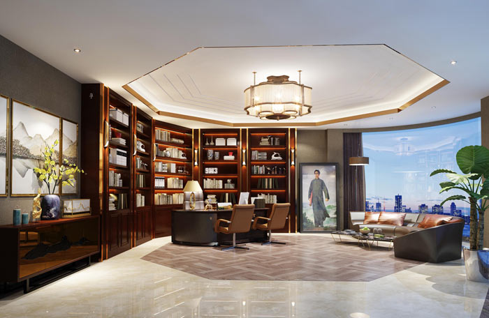 老總辦公室裝修效果圖