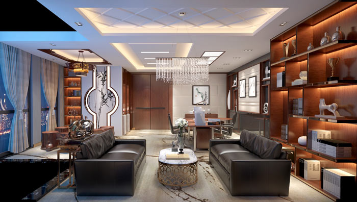 總經理辦公室裝修效果圖