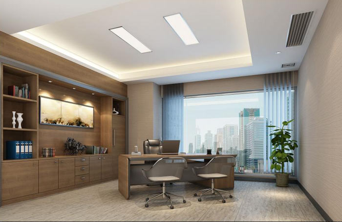 公司總經理辦公室裝修效果圖