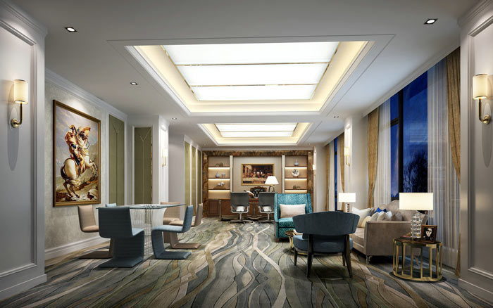 總經理辦公室裝修實景圖