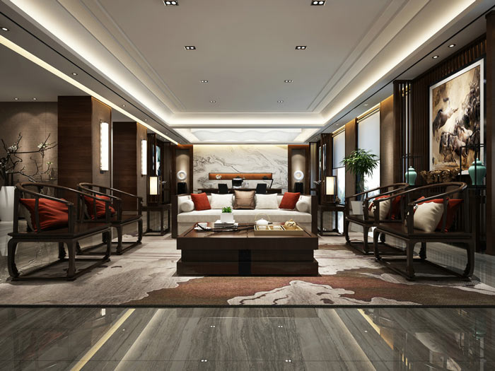 總經理辦公室裝修實景圖