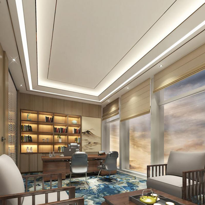 企業總經理辦公室裝修效果圖