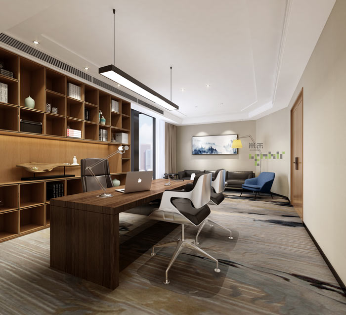 時尚總經理辦公室裝修效果圖