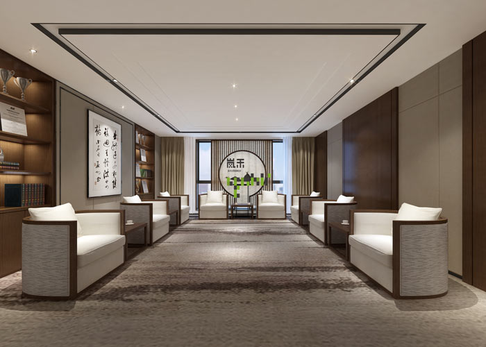 創新科技公司辦公室接待室裝修設計效果圖