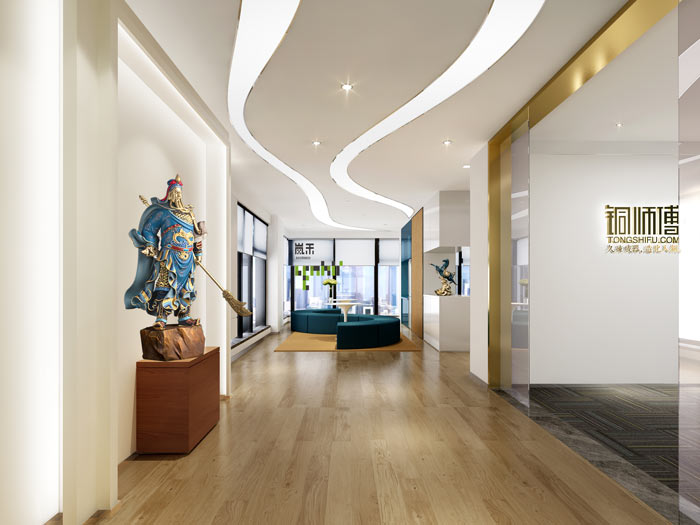 工藝品公司辦公室裝修設計效果圖