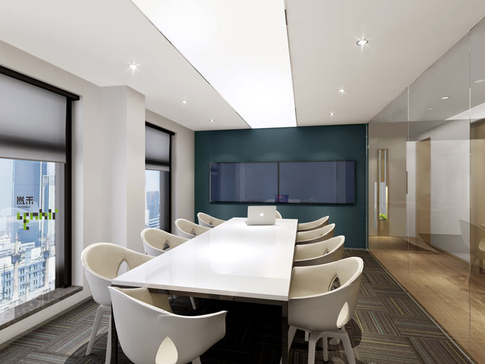 工藝品公司辦公室會議室裝修設計效果圖