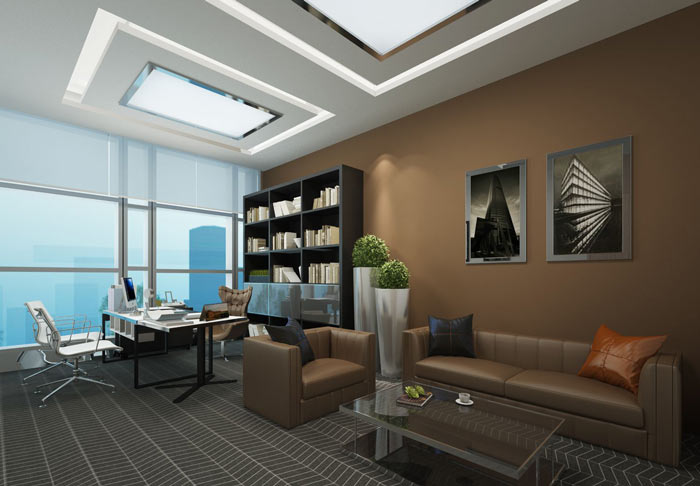 總經理辦公室設計效果圖