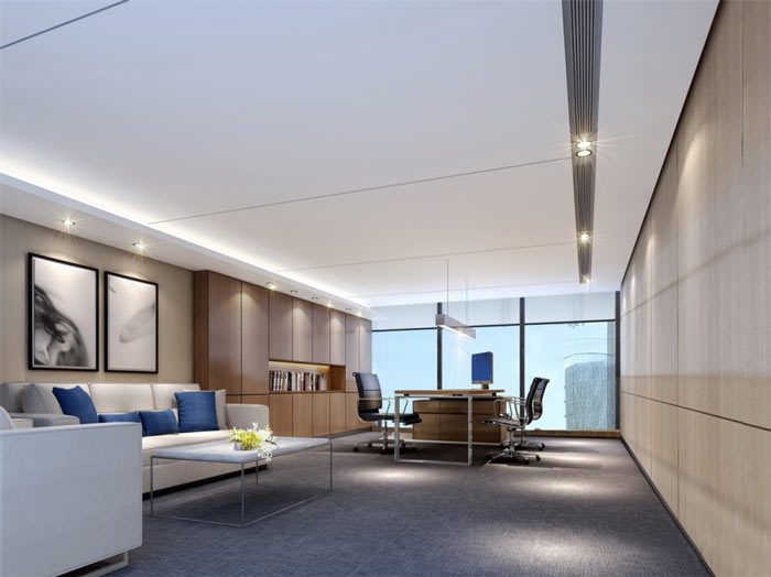 公司經(jīng)理辦公室裝修設(shè)計(jì)效果圖