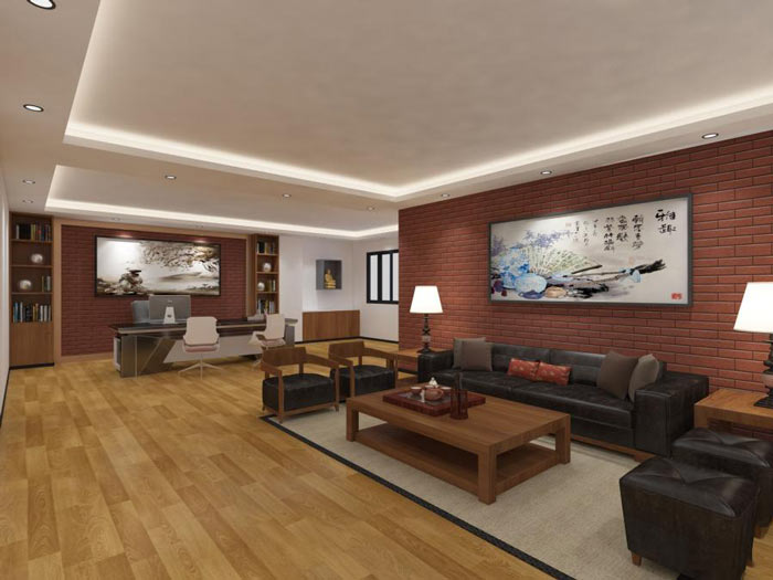 公司經(jīng)理辦公室裝修設(shè)計(jì)效果圖