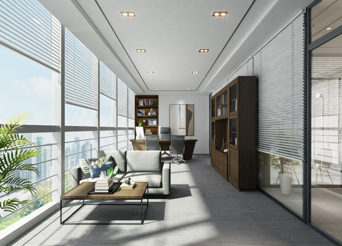 公司經(jīng)理辦公室裝修設(shè)計(jì)效果圖