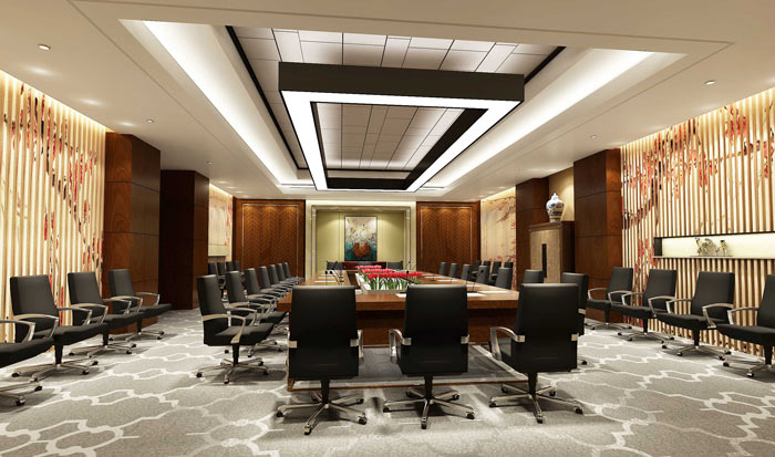 多功能會議室裝修設(shè)計效果圖