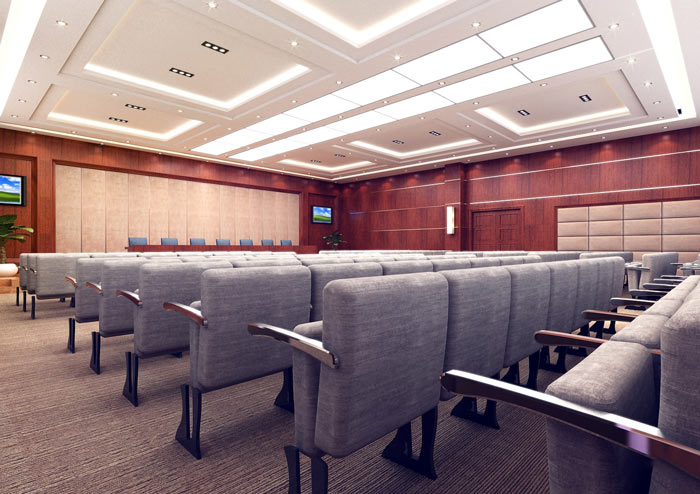 多功能會議室裝修設(shè)計效果圖