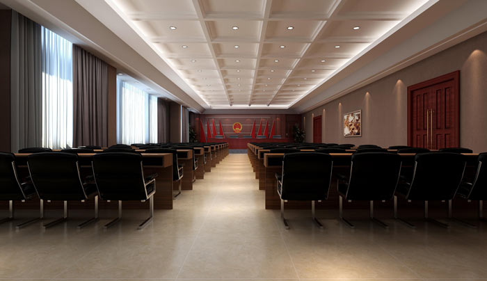 多功能會議室裝修設(shè)計效果圖