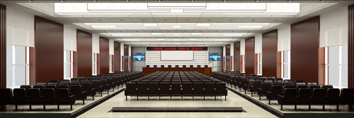 多功能會議室裝修設(shè)計效果圖