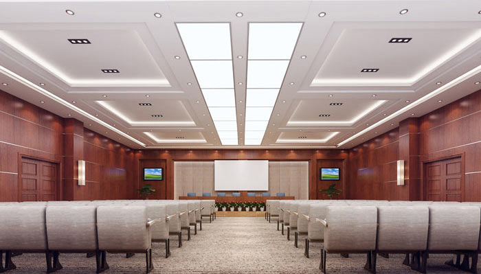多功能會議室裝修設(shè)計效果圖