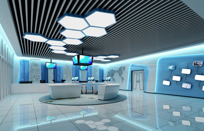 政府機關辦公樓偵察器材裝修設計效果圖
