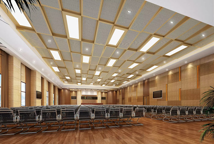 銀行寫字樓多功能廳裝修設(shè)計(jì)效果圖