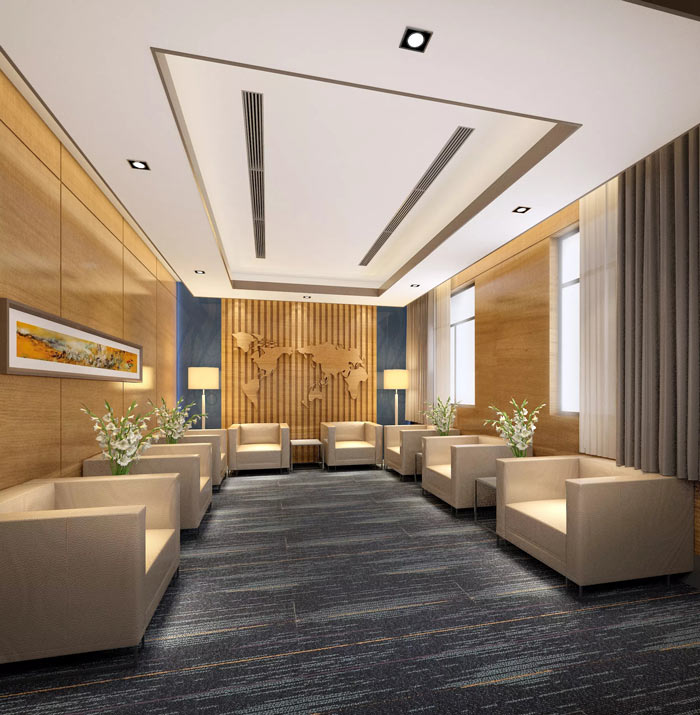 海洋局辦公室接待室裝修設計效果圖