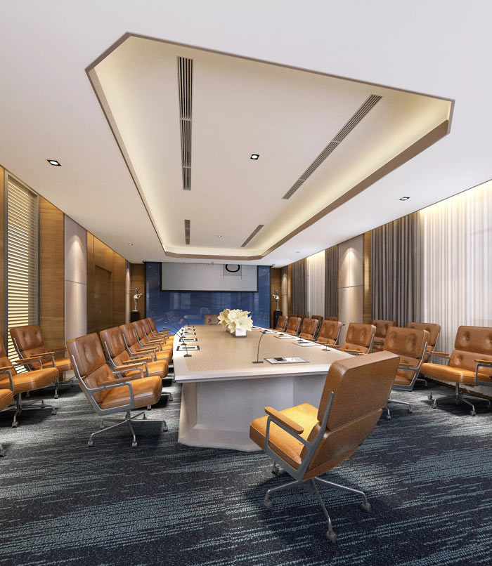海洋局辦公室會議室裝修設計效果圖