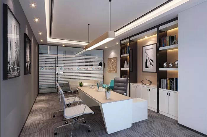 光電科技公司經理辦公空間裝修設計效果圖