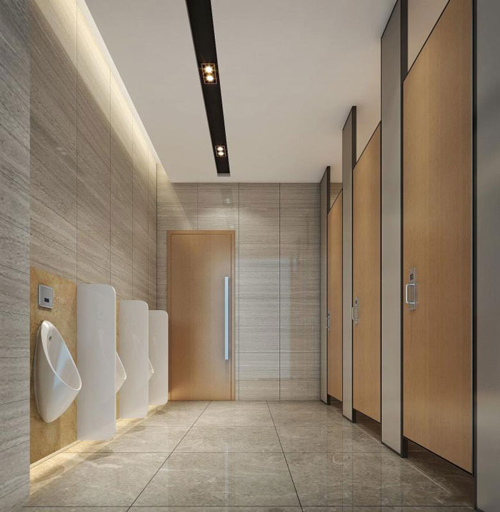 杭州濱江區長河街道辦公室洗手間裝修設計效果圖