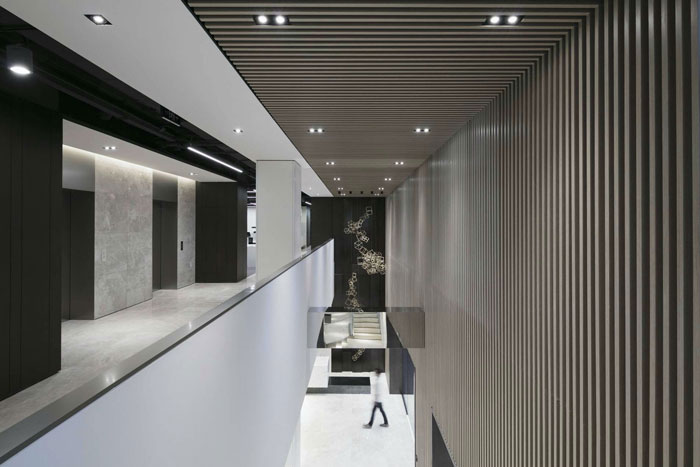 總部大樓辦公室吊頂裝修設計效果圖